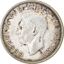Coin, Canada, George VI, 25 Cents, 1940, Royal Canadian Mint, Ottawa, VF(20-25)