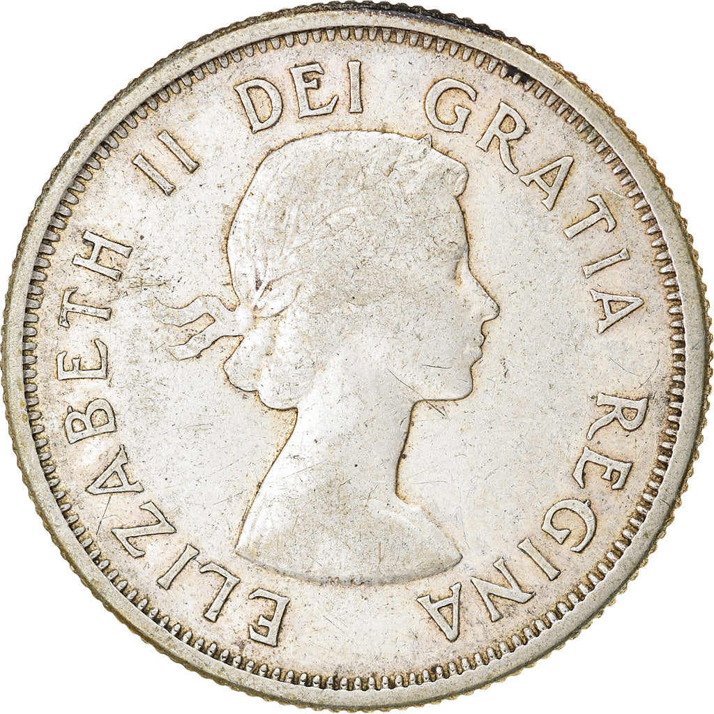 Coin, Canada, Elizabeth II, 25 Cents, 1964, Royal Canadian Mint, Ottawa