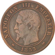 Moneta, Francia, Napoleon III, Napoléon III, 2 Centimes, 1853, Rouen, BB