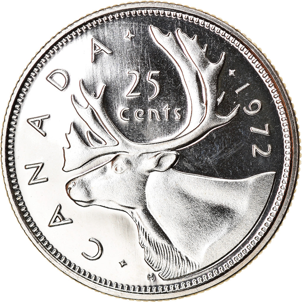 Coin, Canada, Elizabeth II, 25 Cents, 1972, Royal Canadian Mint, Ottawa, MS(63)