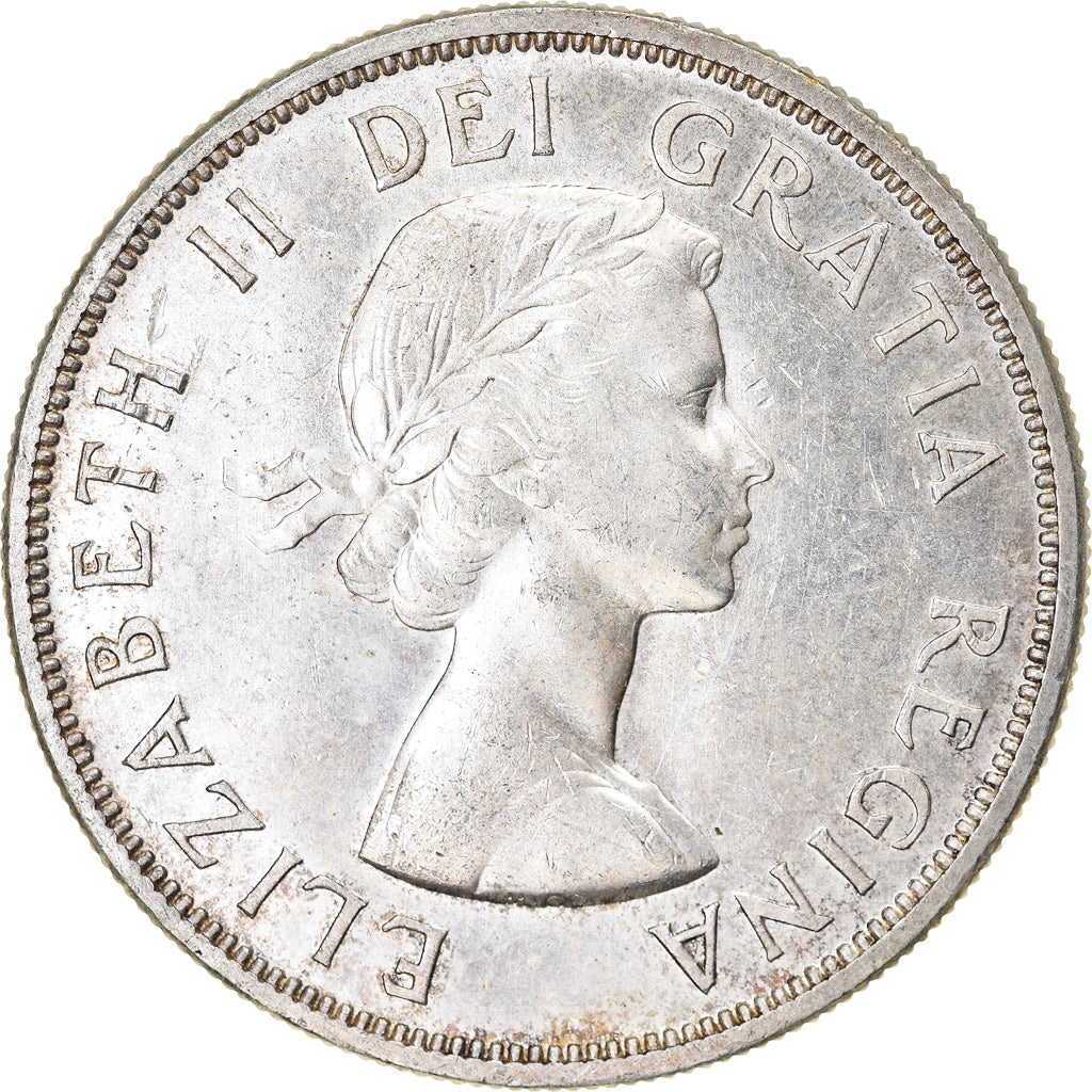 Coin, Canada, Elizabeth II, Dollar, 1958, Royal Canadian Mint, Ottawa