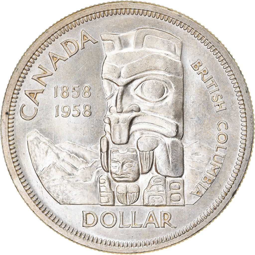 Coin, Canada, Elizabeth II, Dollar, 1958, Royal Canadian Mint, Ottawa