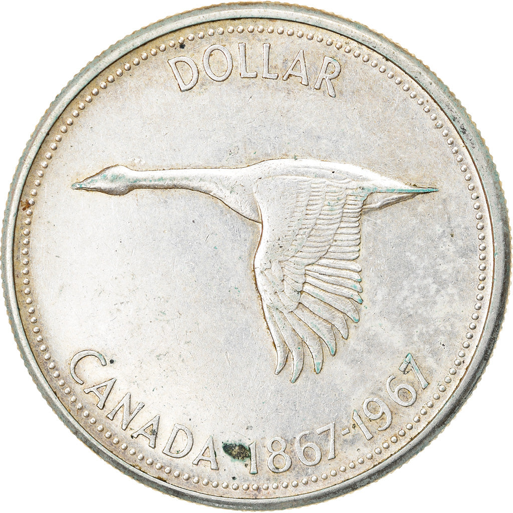 Coin, Canada, Elizabeth II, Dollar, 1967, Royal Canadian Mint, Ottawa
