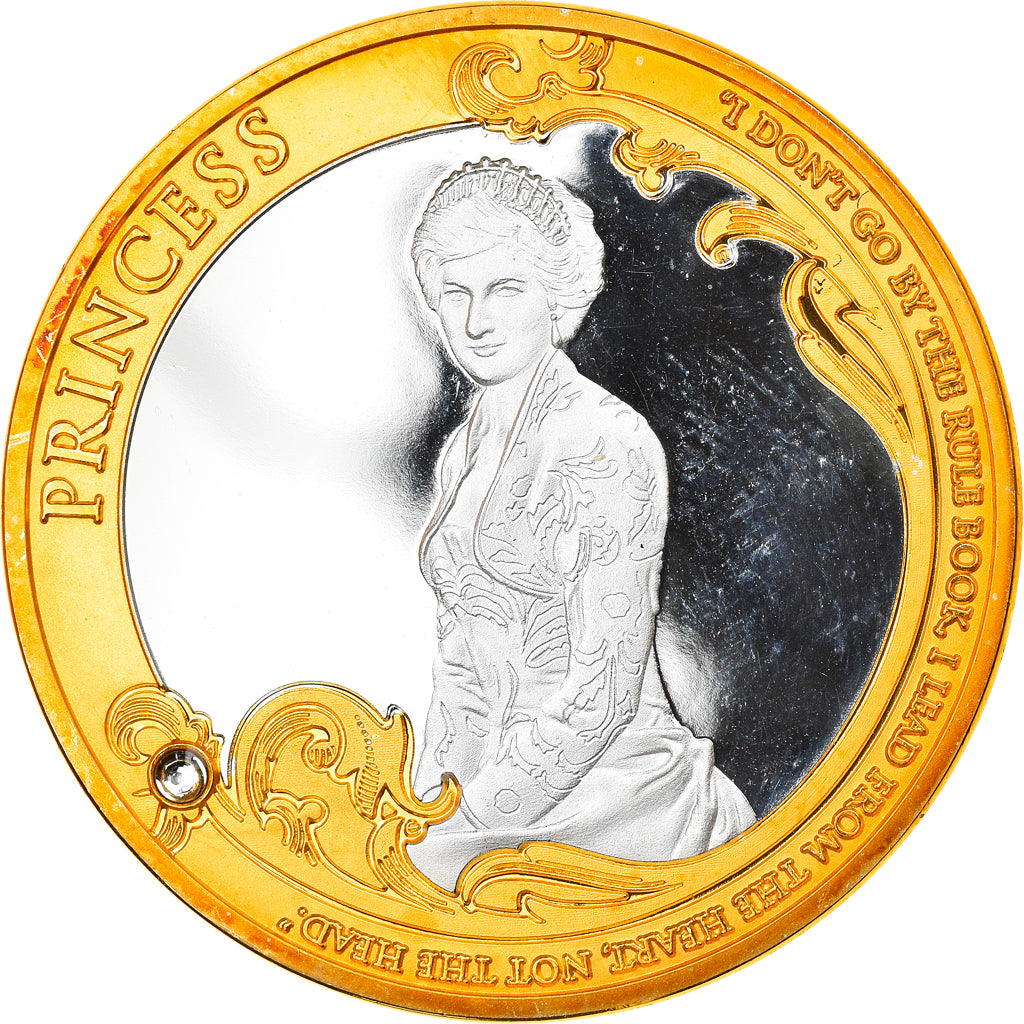 United Kingdom, Medal, Princess Diana, England's Rose, 1997, AU(55-58), Copper