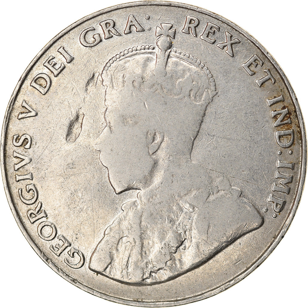 Moneta, Canada, George V, 5 Cents, 1932, Royal Canadian Mint, Ottawa, BB