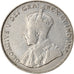 Moneda, Canadá, George V, 5 Cents, 1935, Royal Canadian Mint, Ottawa, MBC