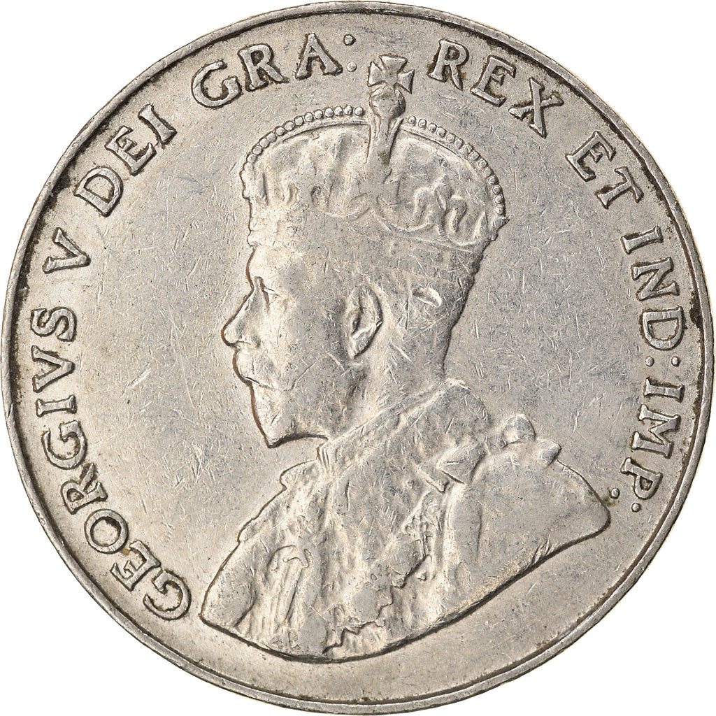 Moeda, Canadá, George V, 5 Cents, 1936, Royal Canadian Mint, Ottawa, EF(40-45)