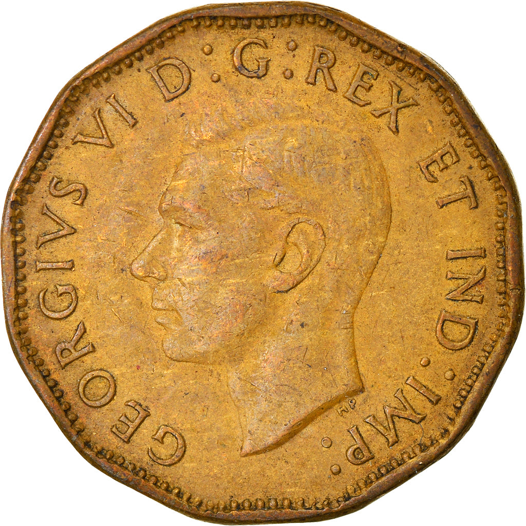 Coin, Canada, George VI, 5 Cents, 1943, Royal Canadian Mint, Ottawa, EF(40-45)