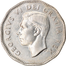Moneta, Canada, George VI, 5 Cents, 1951, Royal Canadian Mint, Ottawa, SPL