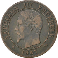 Coin, France, Napoleon III, Napoléon III, 2 Centimes, 1857, Rouen, EF(40-45)