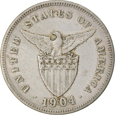 Coin, Philippines, 5 Centavos, 1904, VF(30-35), Copper-nickel, KM:164