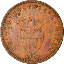 Coin, Philippines, Centavo, 1903, VF(30-35), Bronze, KM:163