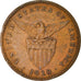Coin, Philippines, Centavo, 1910, VF(30-35), Bronze, KM:163