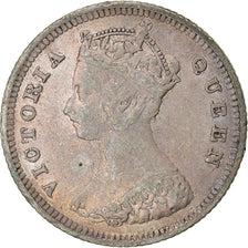 Coin, Hong Kong, Victoria, 10 Cents, 1887, VF(30-35), Silver, KM:6.3
