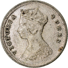 Münze, Hong Kong, Victoria, 10 Cents, 1887, SS, Silber, KM:6.3