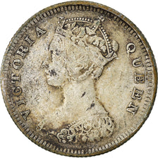Monnaie, Hong Kong, Victoria, 10 Cents, 1895, TB+, Argent, KM:6.3