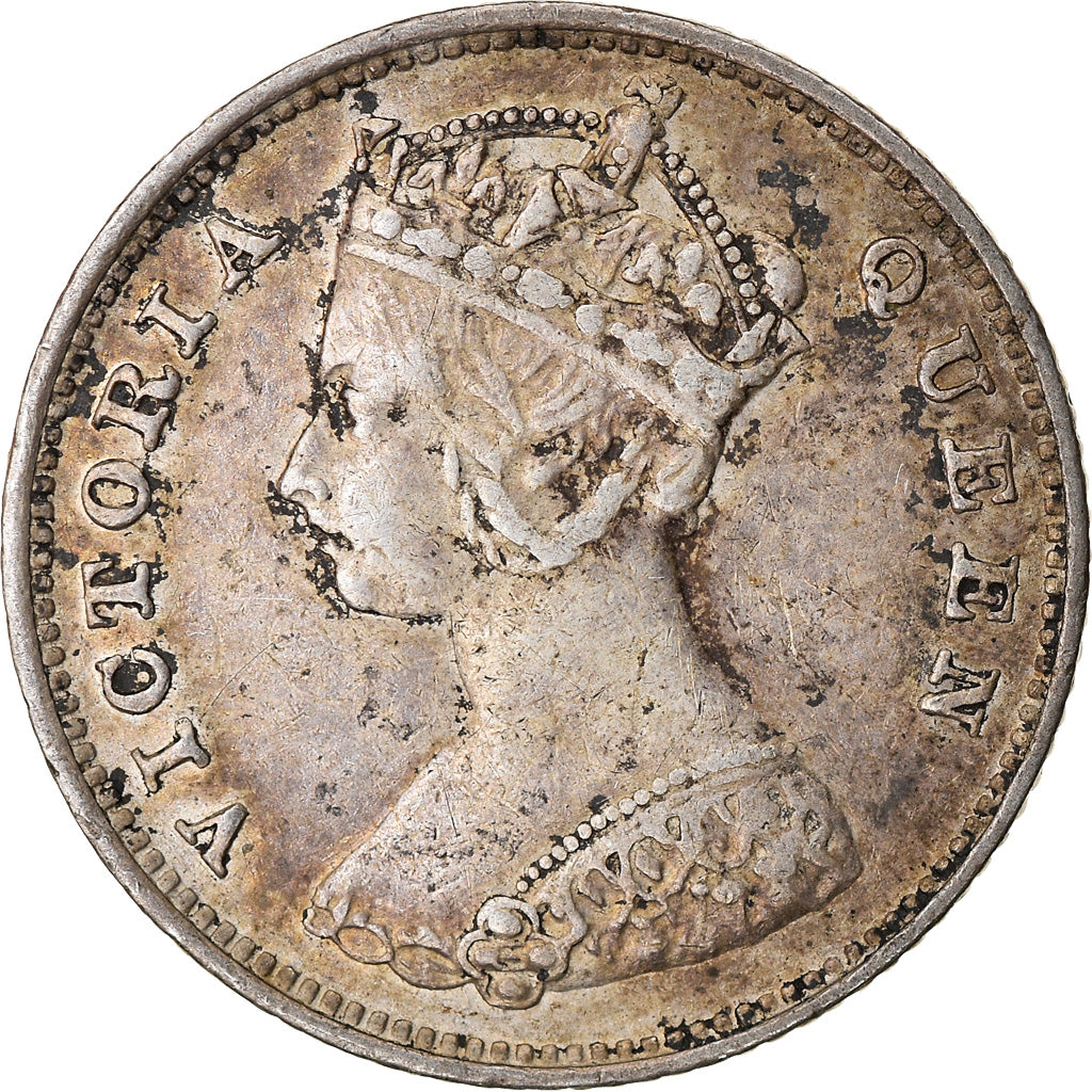 Moneta, Hong Kong, Victoria, 10 Cents, 1899, MB+, Argento, KM:6.3