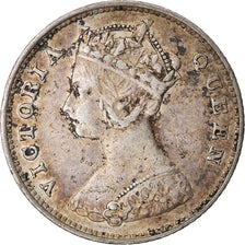Moneta, Hong Kong, Victoria, 10 Cents, 1899, MB+, Argento, KM:6.3