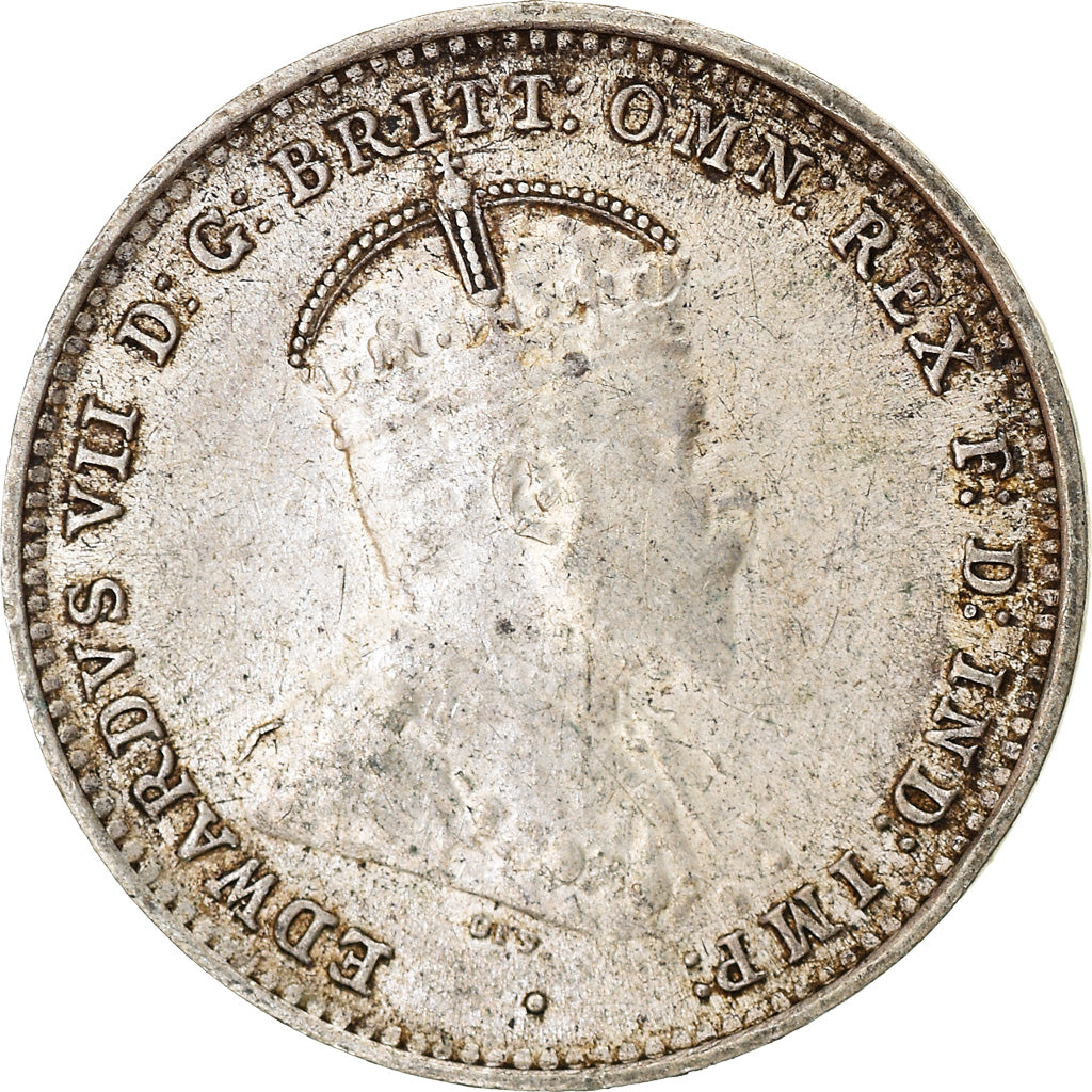 Coin, Australia, Edward VII, Threepence, 1910, London, VF(20-25), Silver, KM:18