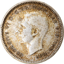 Moneta, Australia, George VI, Threepence, 1938, MB, Argento, KM:37