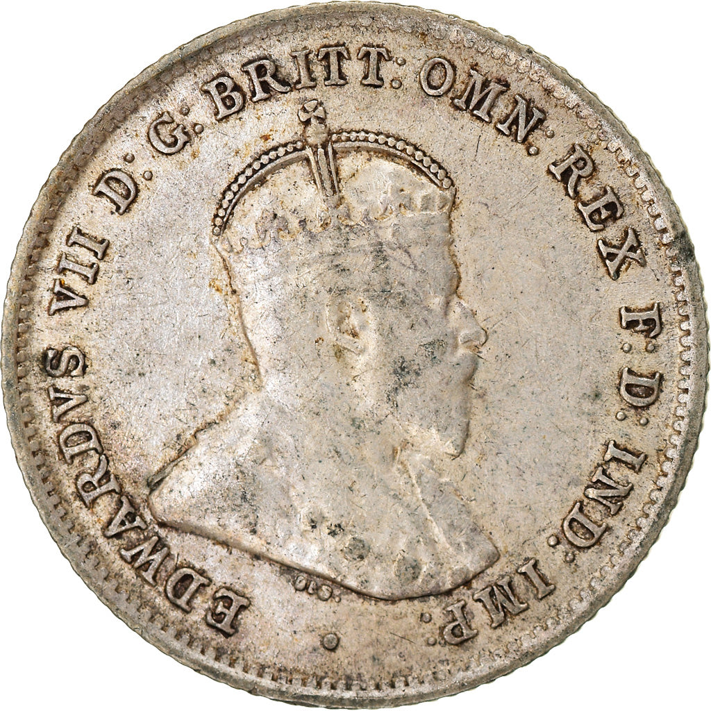 Moneta, Australia, Edward VII, Sixpence, 1910, London, MB, Argento, KM:19