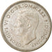 Coin, Australia, George VI, Shilling, 1943, EF(40-45), Silver, KM:39