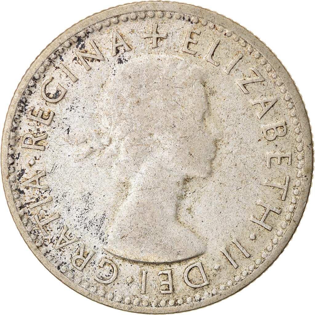 Coin, Australia, Elizabeth II, Shilling, 1954, Melbourne, EF(40-45), Silver