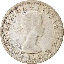Coin, Australia, Elizabeth II, Shilling, 1954, Melbourne, EF(40-45), Silver
