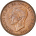 Moneta, Australia, George VI, 1/2 Penny, 1941, BB, Bronzo, KM:41