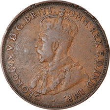 Coin, Australia, George V, Penny, 1921, EF(40-45), Bronze, KM:23