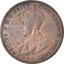 Coin, Australia, George V, Penny, 1924, EF(40-45), Bronze, KM:23