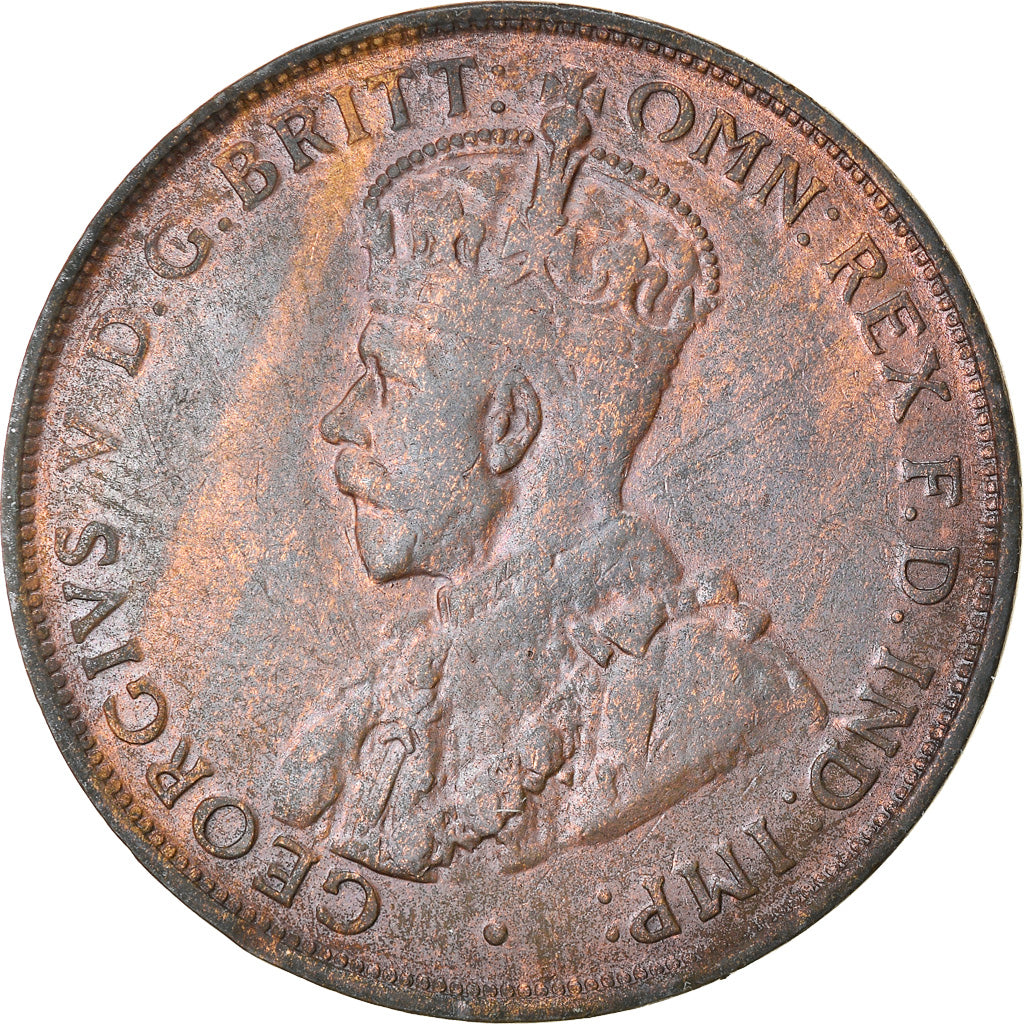 Coin, Australia, George V, Penny, 1928, EF(40-45), Bronze, KM:23