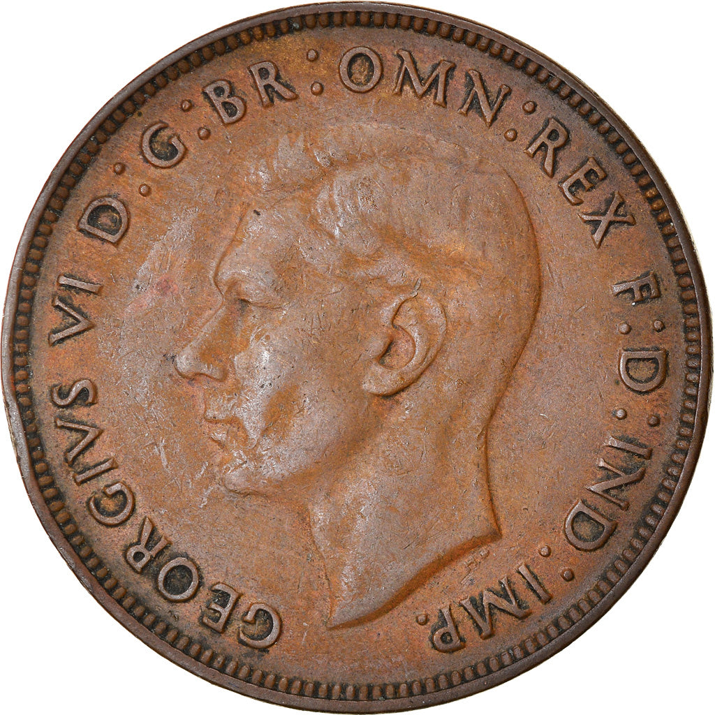 Coin, Australia, George VI, Penny, 1941, VF(30-35), Bronze, KM:36