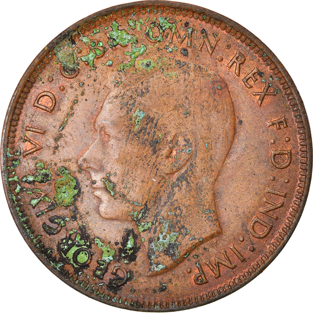 Coin, Australia, George VI, Penny, 1944, VF(30-35), Bronze, KM:36