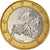 Moeda, Mónaco, Rainier III, 10 Francs, 1998, AU(55-58), Bimetálico, KM:163