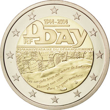 France, 2 Euro, 2014, MS(65-70), Copper-nickel, 0.00
