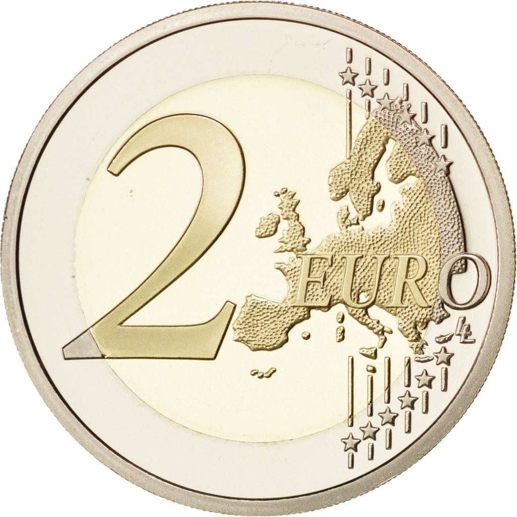 France, 2 Euro, 2014, MS(65-70), Copper-nickel, 0.00