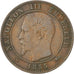Coin, France, Napoleon III, Napoléon III, 2 Centimes, 1855, Lyon, VF(30-35)