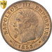 Moneda, Francia, Napoleon III, Napoléon III, 2 Centimes, 1853, Marseille, PCGS