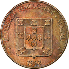 Coin, Macau, Pataca, 1982, Singapore Mint, VF(30-35), Copper-nickel, KM:23.1