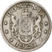 Coin, Romania, Ferdinand I, Leu, 1924, VF(20-25), Copper-nickel, KM:46