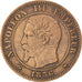 Monnaie, France, Napoleon III, Napoléon III, 2 Centimes, 1856, Marseille, TB+