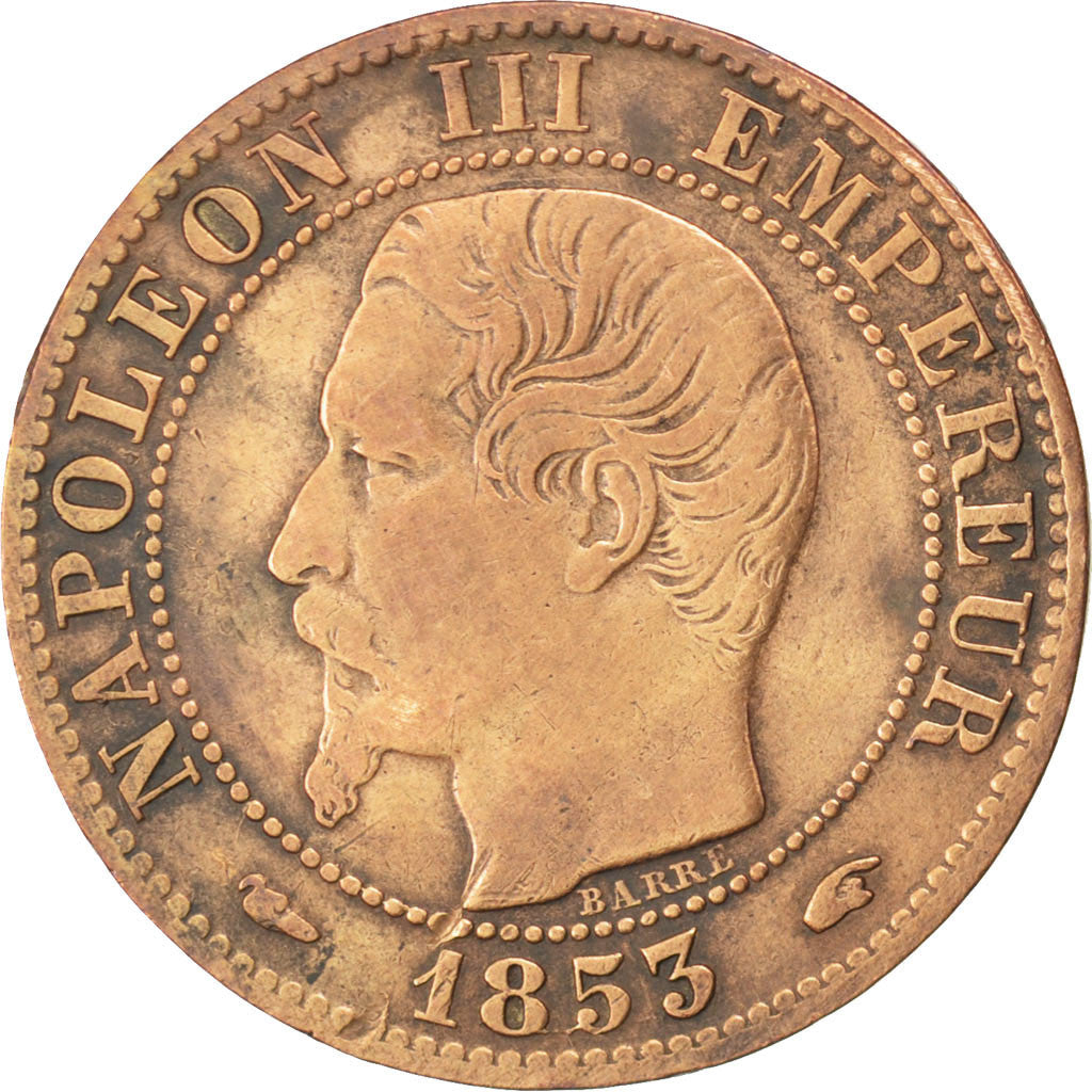 Coin, France, Napoleon III, Napoléon III, 5 Centimes, 1853, Paris, VF(30-35)