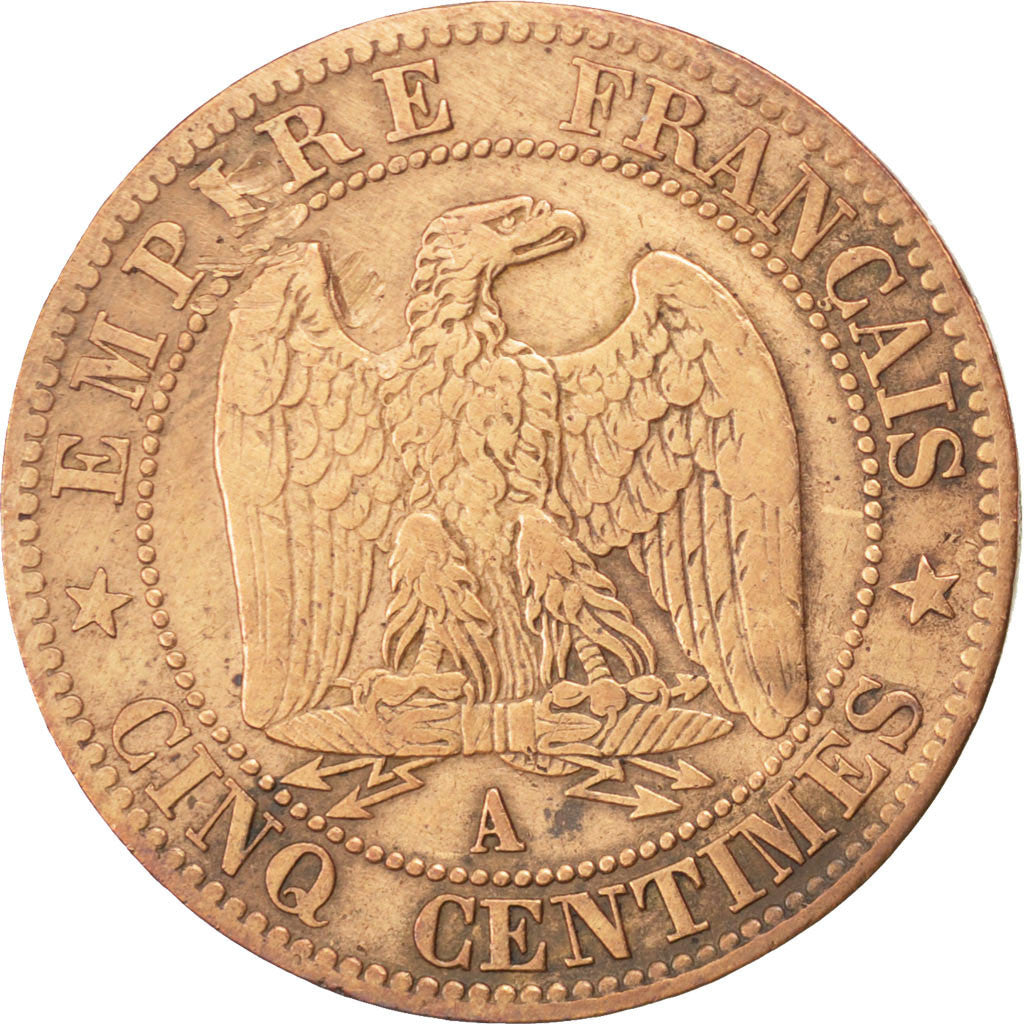 Coin, France, Napoleon III, Napoléon III, 5 Centimes, 1853, Paris, VF(30-35)