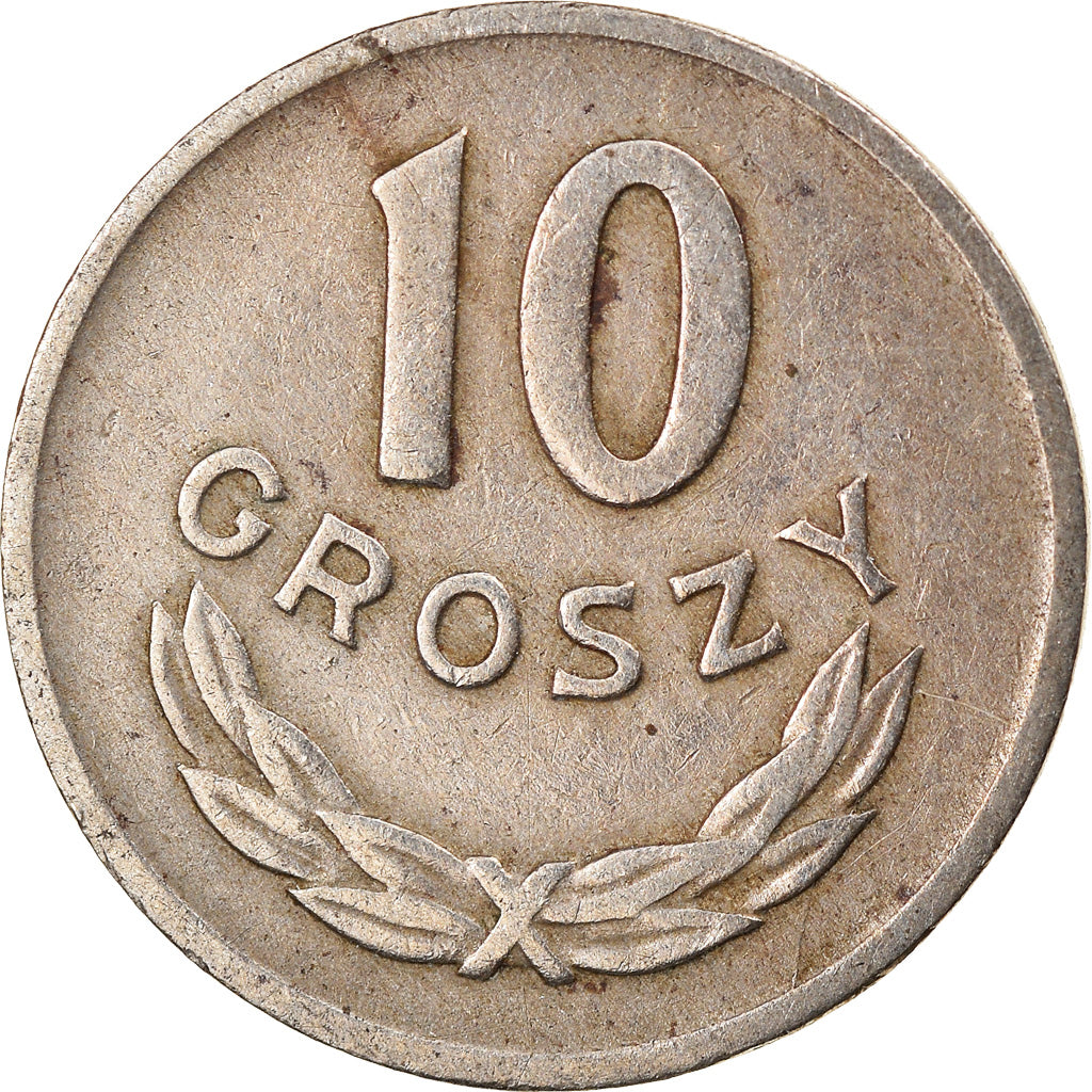 Monnaie, Pologne, 10 Groszy, 1949, Kremnica, TB+, Copper-nickel, KM:42