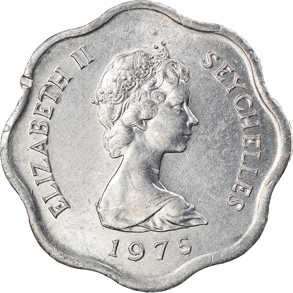 Monnaie, Seychelles, 5 Cents, 1975, British Royal Mint, TTB, Aluminium, KM:18