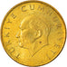 Coin, Turkey, 100 Lira, 1988, EF(40-45), Aluminum-Bronze, KM:988