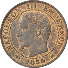 FRANCE, Napoléon III, 5 Centimes, 1854, Paris, KM #777.1, MS(60-62), Bronze, 2..