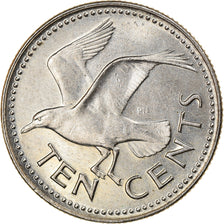 Münze, Barbados, 10 Cents, 1979, Franklin Mint, VZ, Copper-nickel, KM:12