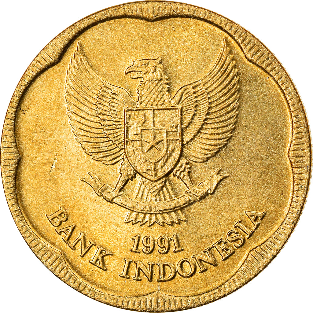 Monnaie, Indonésie, 500 Rupiah, 1991, SUP, Aluminum-Bronze, KM:59